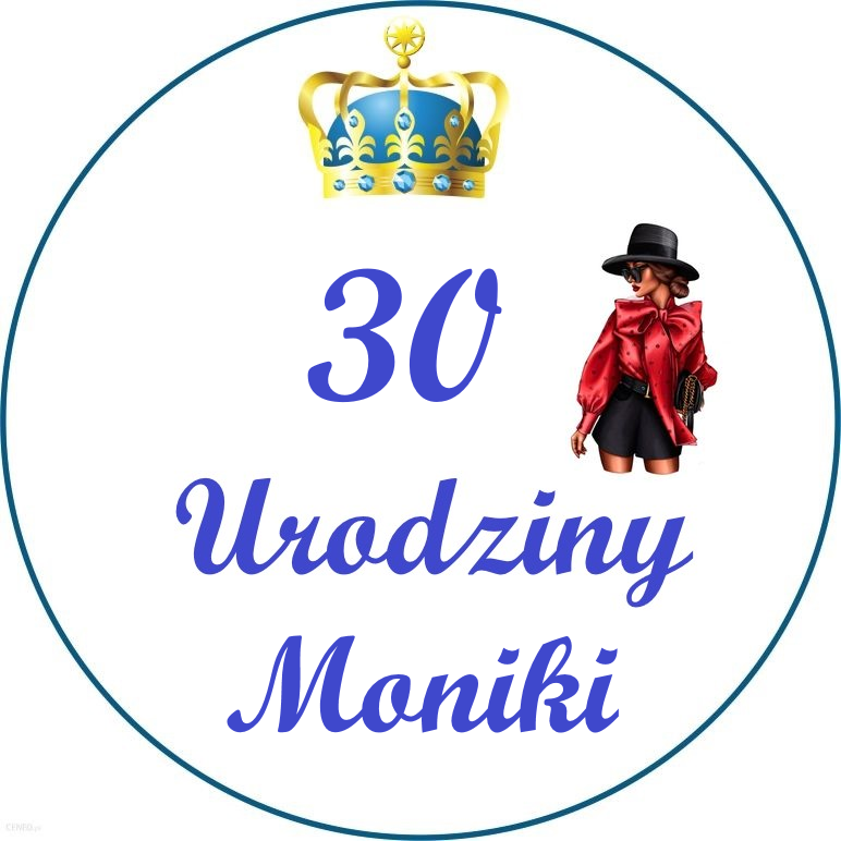 OPŁATEK NA TORT 30 URODZINY KOBIETA POSTAĆ