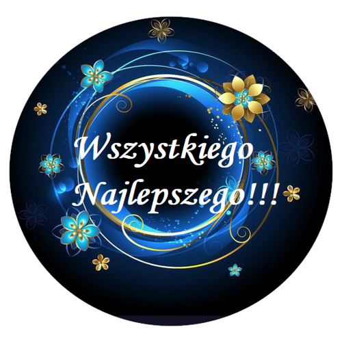 OPŁATEK NA TORT URODZINY GALAKTYKA