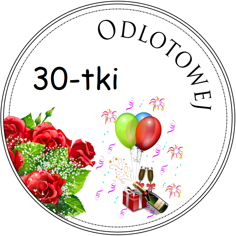 OPLATEK NA TORT 18 30 40 50 URODZINY KWIATY RÓŻE WHISKY DRINK