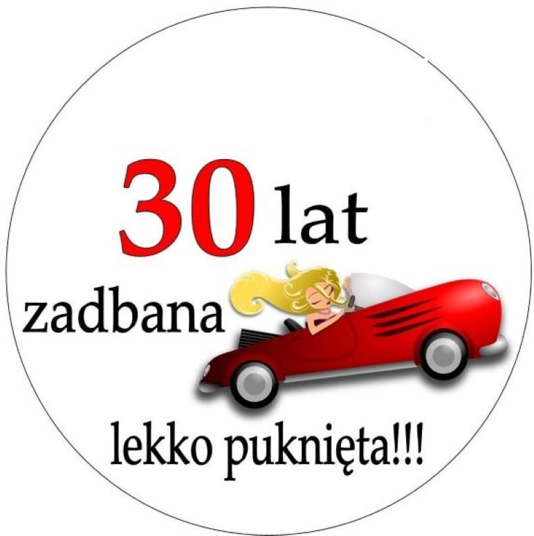 OPLATEK NA TORT URODZINY 18 30 40 50 60 KOBIETA POSTAĆ SAMOCHÓD 1 OPLATEK NA TORT URODZINY 18 30 40 50 60 KOBIETA POSTAĆ SAMOCHÓD