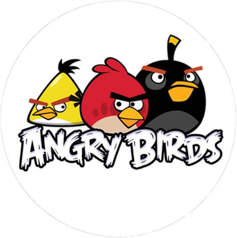 OPŁATEK NA TORT URODZINY ANGRY BIRDS 1 OPŁATEK NA TORT URODZINY ANGRY BIRDS
