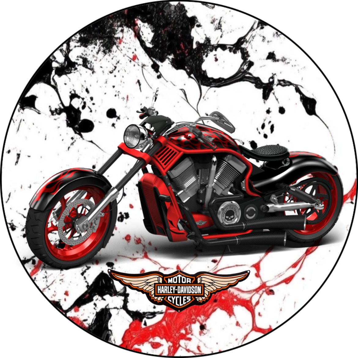 OPŁATEK NA TORT URODZINY 18 30 40 50 MOTOR HARLEY DAVIDSON 1 OPŁATEK NA TORT URODZINY 18 30 40 50 MOTOR HARLEY DAVIDSON