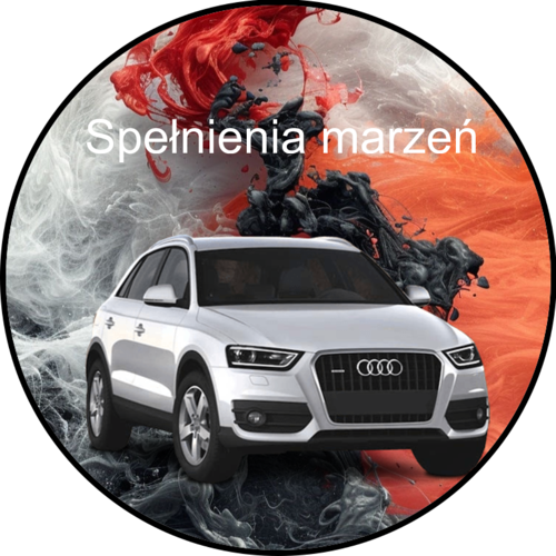 OPŁATEK NA TORT URODZINY AUDI SAMOCHÓD AUTO Q3 Q5 Q7