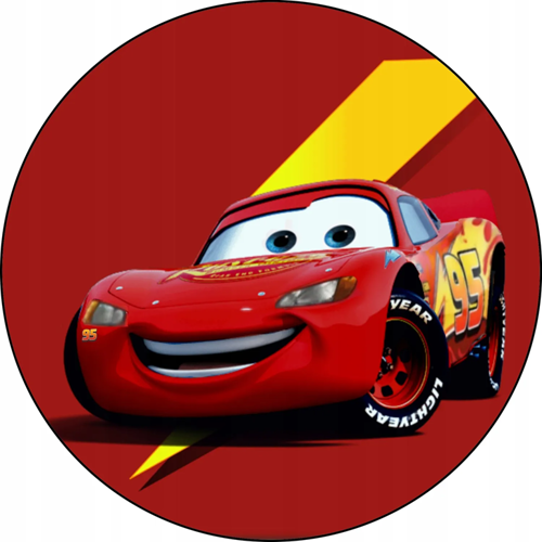 OPŁATEK NA TORT URODZINY AUTA ZIG ZAG CARS SAMOCHODY