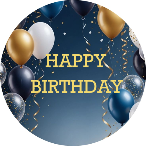 OPŁATEK NA TORT HAPPY BIRTHDAY BALONY WHISKY DRINK 1 OPŁATEK NA TORT HAPPY BIRTHDAY BALONY WHISKY DRINK