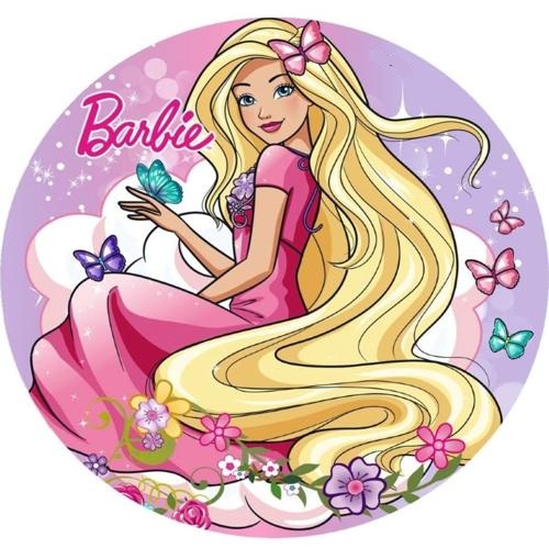 OPŁATEK NA TORT BARBIE KSIĘŻNICZKA POSTAĆ ELEGANTKA