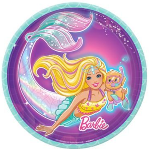 OPŁATEK NA TORT BARBIE POSTAĆ SYRENKA RYBKA