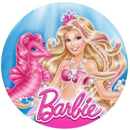 OPŁATEK NA TORT BARBIE POSTAĆ KSIĘŻNICZKA LALKA