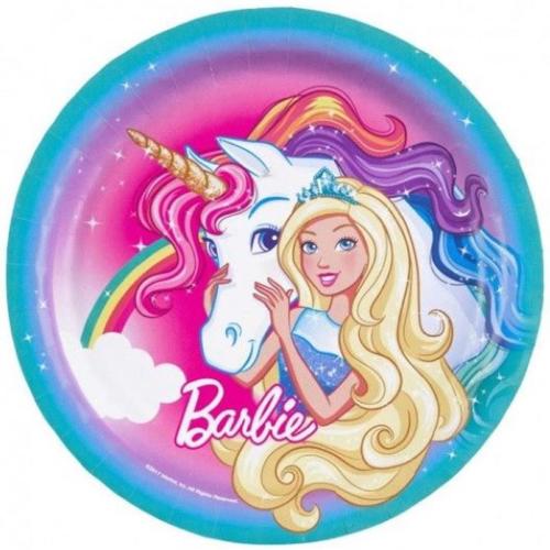 OPŁATEK NA TORT BARBIE LALKA POSTAĆ KSIĘŻNICZKA JEDNOROŻEC