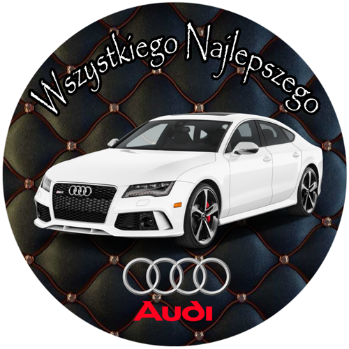 OPŁATEK NA TORT URODZINY 18 30 40 50 AUDI SAMOCHÓD AUTO A6 A5 A4 1 OPŁATEK NA TORT URODZINY 18 30 40 50 AUDI SAMOCHÓD AUTO A6 A5 A4