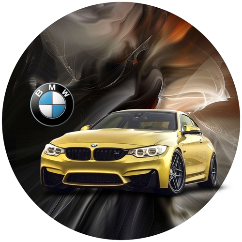 OPŁATEK NA TORT BMW AUTO SAMOCHÓD LOGO