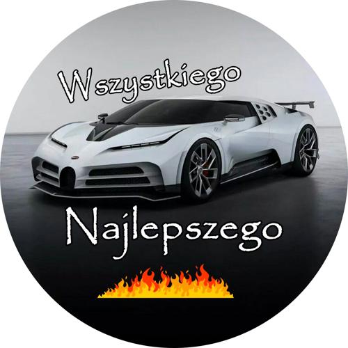 OPŁATEK NA TORT URODZINY 18 30 40 50 BUGATTI AUTO SAMOCHÓD BRYKA 1 OPŁATEK NA TORT URODZINY 18 30 40 50 BUGATTI AUTO SAMOCHÓD BRYKA