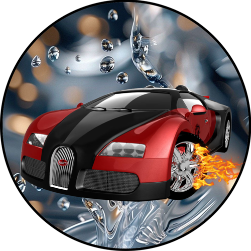 OPŁATEK NA TORT BUGATTI AUTO SAMOCHÓD COUPE VEYRON