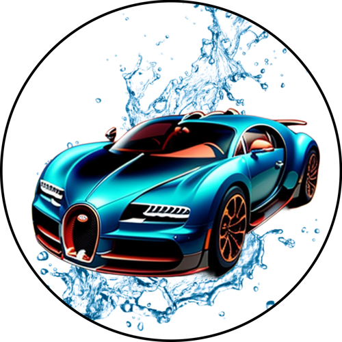 OPŁATEK NA TORT BUGATTI AUTO SPORTOWE