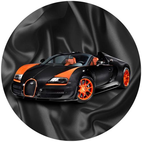 OPŁATEK NA TORT BUGATTI AUTO SAMOCHÓD SPORTOWY