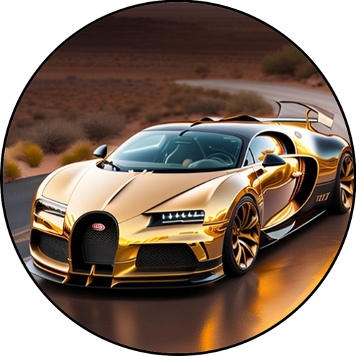 OPŁATEK NA TORT BUGATTI AUTO SPORTOWE