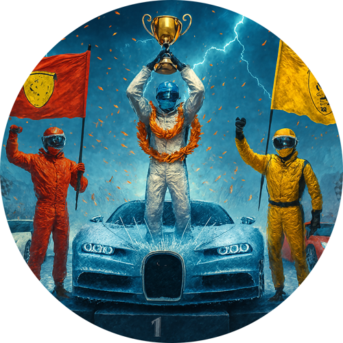 OPŁATEK NA TORT BUGATTI AUTO SAMOCHÓD PODIUM