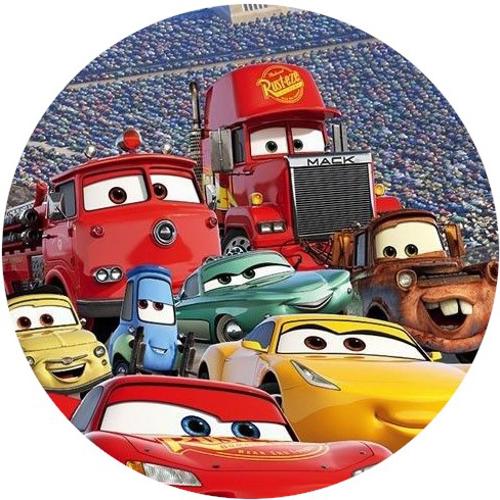 OPŁATEK NA TORT CARS AUTA ZIG ZAG