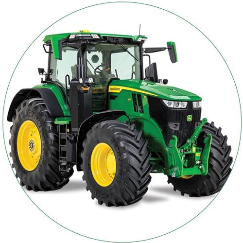 OPŁATEK NA TORT CIĄGNIK MASZYNA ROLNICZA JOHN DEERE