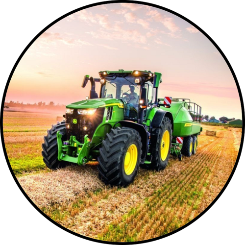 OPŁATEK NA TORT CIĄGNIK ROLNICZY JOHN DEERE