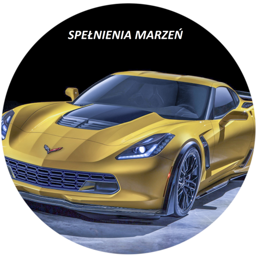OPŁATEK NA TORT URODZINY 18 30 40 50 CHEVROLET CORVETTE AUTO SAMOCHÓD 1 OPŁATEK NA TORT URODZINY 18 30 40 50 CHEVROLET CORVETTE AUTO SAMOCHÓD