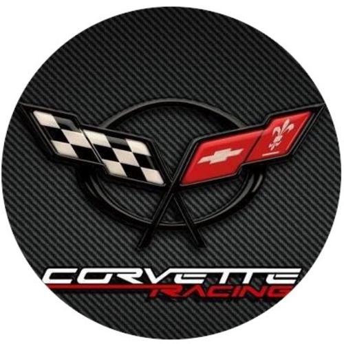 OPŁATEK NA TORT CHEVROLET CORVETTE LOGO