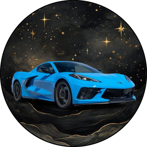 OPŁATEK NA TORT CHEVROLET CORVETTE AUTO SAMOCHÓD 1 OPŁATEK NA TORT CHEVROLET CORVETTE AUTO SAMOCHÓD