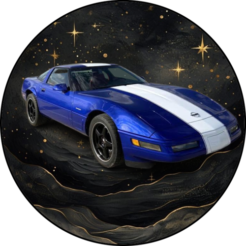 OPŁATEK NA TORT CHEVROLET CORVETTE AUTO BRYKA 1 OPŁATEK NA TORT CHEVROLET CORVETTE AUTO BRYKA
