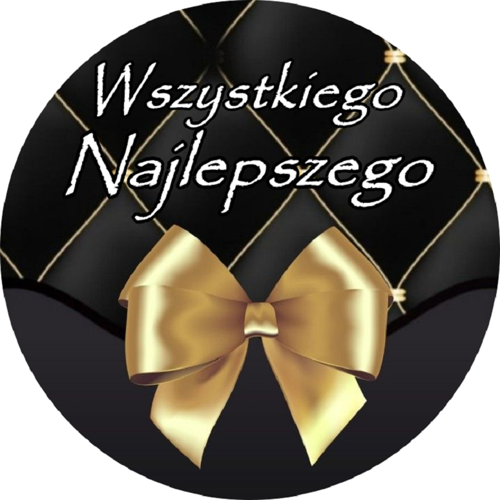 OPŁATEK NA TORT URODZINY 18 30 40 50 CZARNA PIKÓWKA KOKARDA KOKARDKI 1 OPŁATEK NA TORT URODZINY 18 30 40 50 CZARNA PIKÓWKA KOKARDA KOKARDKI