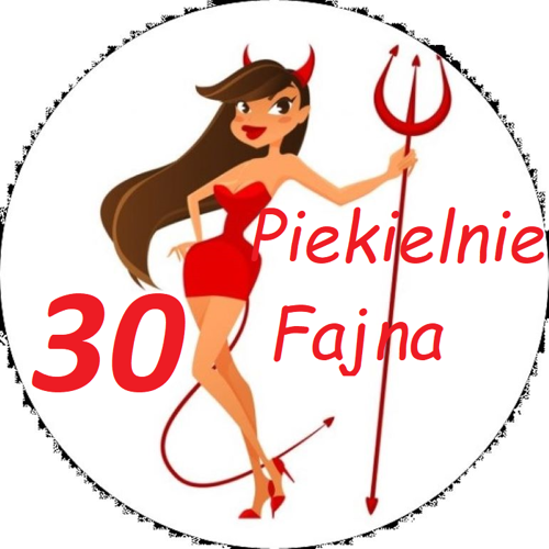 OPŁATEK NA TORT URODZINY 30 PIEKIELNIE SEXY KOBIETA DIABLICA 1 OPŁATEK NA TORT URODZINY 30 PIEKIELNIE SEXY KOBIETA DIABLICA