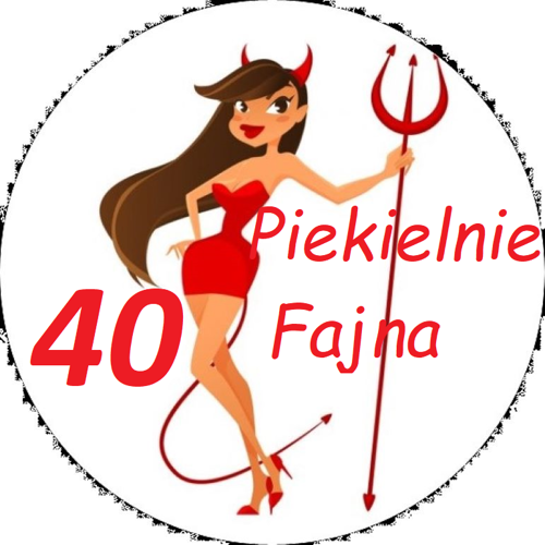 OPŁATEK NA TORT URODZINY 40 PIEKIELNIE SEXY KOBIETA DIABLICA 1 OPŁATEK NA TORT URODZINY 40 PIEKIELNIE SEXY KOBIETA DIABLICA