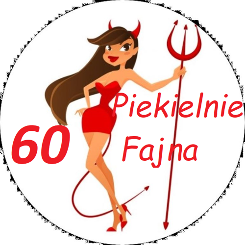 OPŁATEK NA TORT URODZINY 60 PIEKIELNIE SEXY KOBIETA DIABLICA 1 OPŁATEK NA TORT URODZINY 60 PIEKIELNIE SEXY KOBIETA DIABLICA