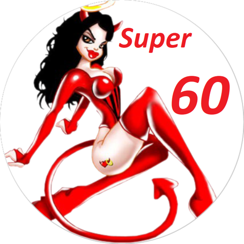 OPŁATEK NA TORT URODZINY 60 SEXY DIABLICA