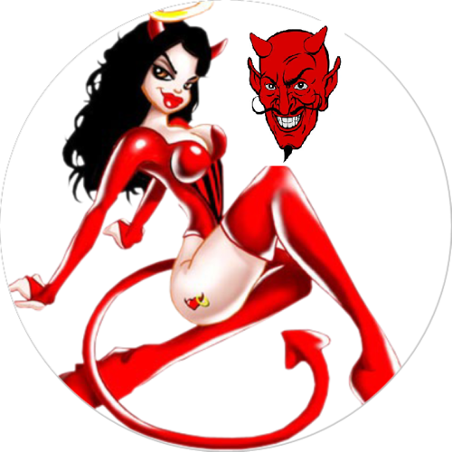 OPŁATEK NA TORT URODZINY 18 30 40 50 60 SEXY DIABLICA
