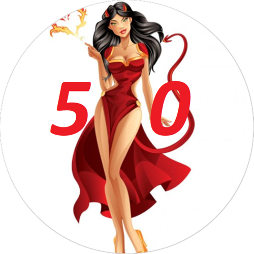 OPŁATEK NA TORT URODZINY 50 DIABLICA KOBIETA DIABELSKO SEXY 1 OPŁATEK NA TORT URODZINY 50 DIABLICA KOBIETA DIABELSKO SEXY