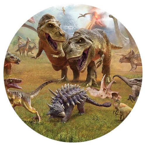 OPŁATEK NA TORT DINOZAUR DINOZAURY RAPTORY