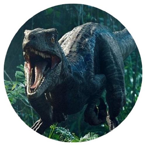 OPŁATEK NA TORT DINOZAUR RAPTOZAUR