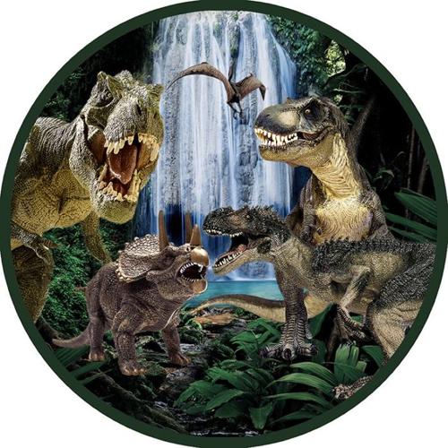 OPŁATEK NA TORT DINOZAUR DRAPIEŻNIK T-REX