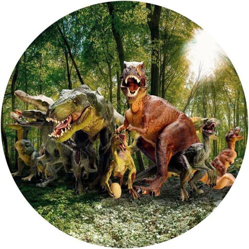 OPŁATEK NA TORT DINOZAUR DINOZAURY RAPTOR