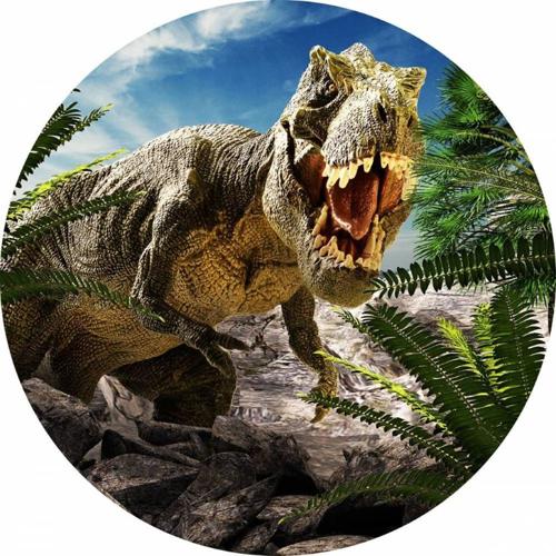 OPŁATEK NA TORT DINOZAUR RAPTOR DRAPIEŻNIK