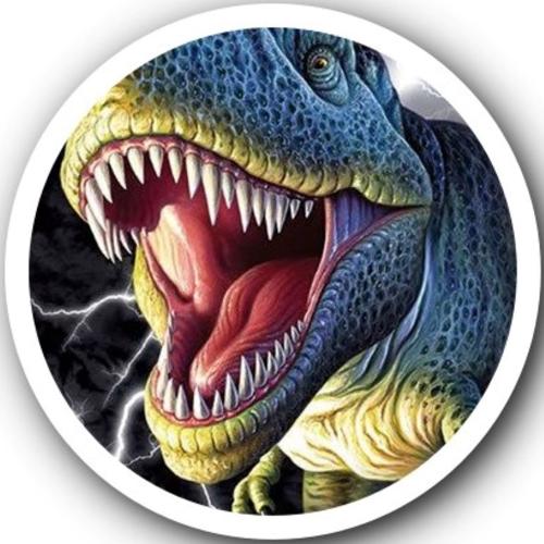 OPŁATEK NA TORT DINOZAUR T-REX DRAPIEŻNIK