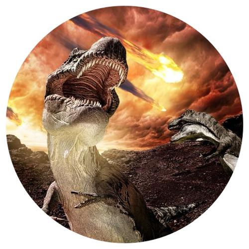OPŁATEK NA TORT DINOZAUR T-REX DRAPIEŻNIK GAD