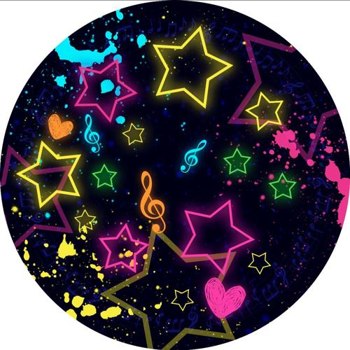 OPŁATEK NA TORT DISCO PARTY GWIAZDY NUTY