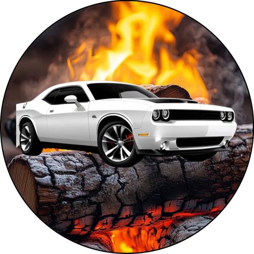 OPŁATEK NA TORT DODGE CHALLENGER AUTO