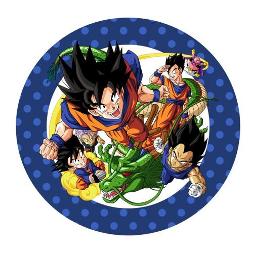 OPŁATEK NA TORT URODZINY DRAGON BALL POSTACIE