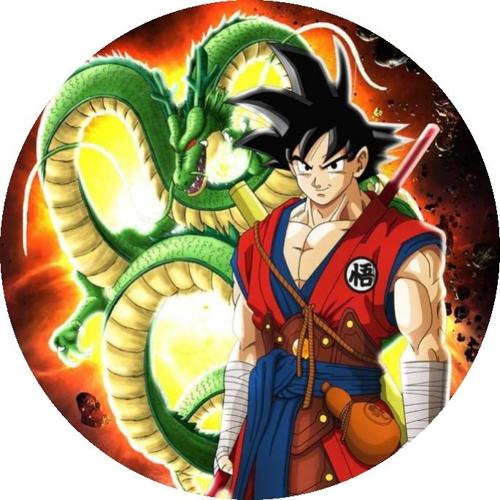OPŁATEK NA TORT URODZINY DRAGON BALL POSTACIE