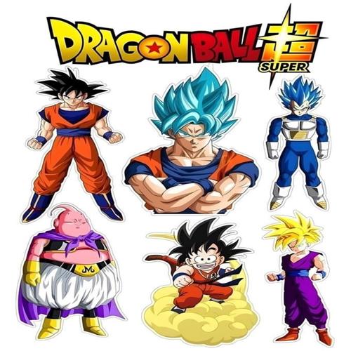 OPŁATEK NA TORT URODZINY DRAGON BALL POSTACIE TOPPERY