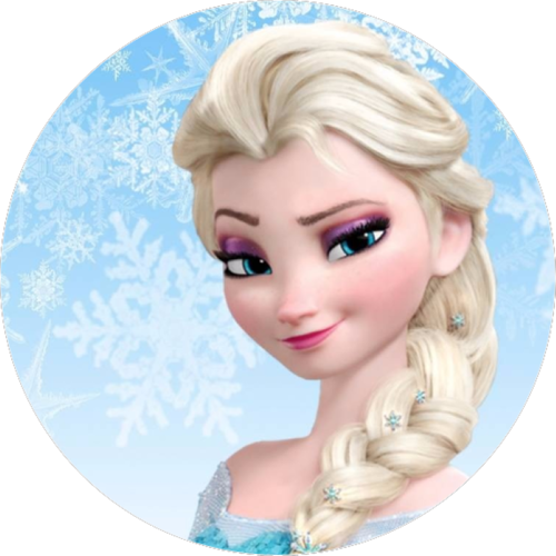 OPŁATEK NA TORT URODZINY ELSA KRAINA LODU FROZEN