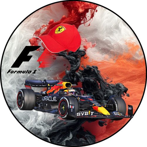 OPŁATEK NA TORT URODZINY FORMUŁA F1 BOLID MERCEDES FERRARI 2 OPŁATEK NA TORT URODZINY FORMUŁA F1 BOLID MERCEDES FERRARI - obrazek 2