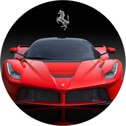 OPŁATEK NA TORT URODZINY FERRARI AUTO SAMOCHÓD